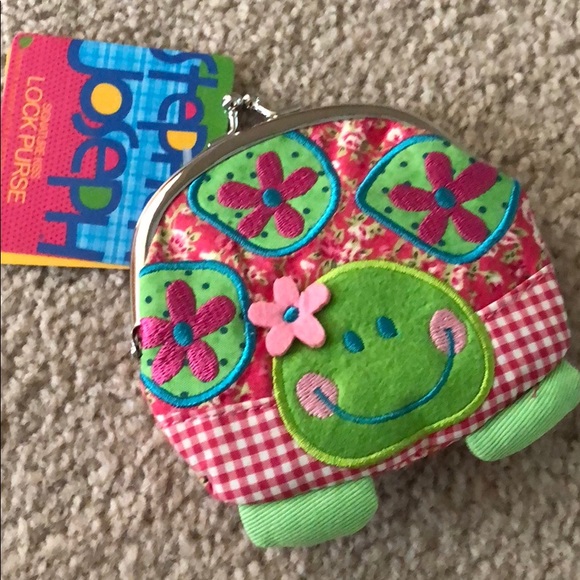 Stephen Joseph Turtle Wristlet & Coin Purse - Picture 5 of 7